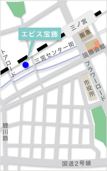 店舗までの地図イメージ